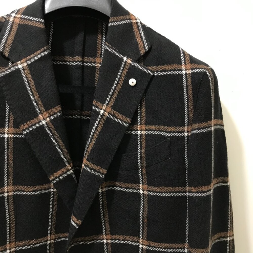 L.B.M.1911 Italian luxury sartorial sport coat, Fit is 41US~42US slim NWT$1495 - Picture 2 of 13